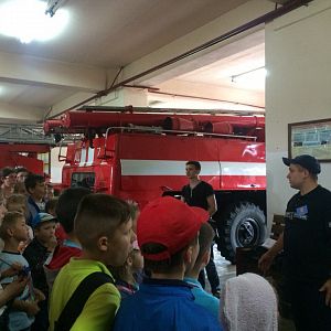 Екскурсія в пожежній частині