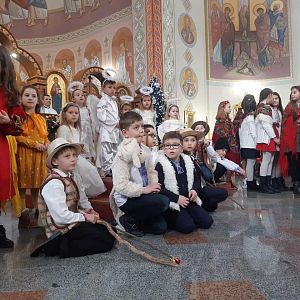 Різдвяний вертеп від найменших парафіян
