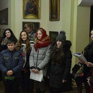 Зі щедрівками до єпархії