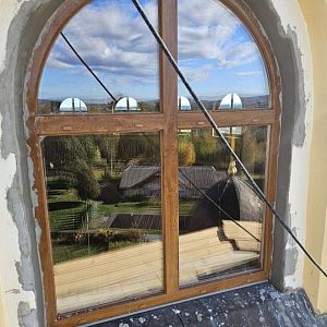 Заміна вікон у куполі собору!