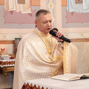 Свята Літургія у День Іменин владики Василія!