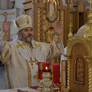 Єпарха Коломийського владику Василія (Івасюка) привітали з іменинами