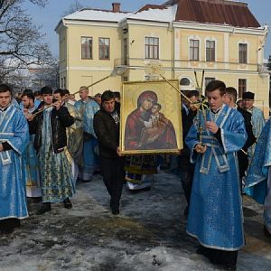У Коломиї освятили ікону Пресвятої Богородиці “Це Мати Твоя”