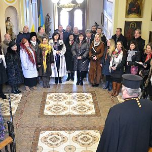 До єпархіального управління завітали колядники