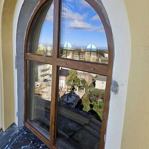 Заміна вікон у куполі собору!