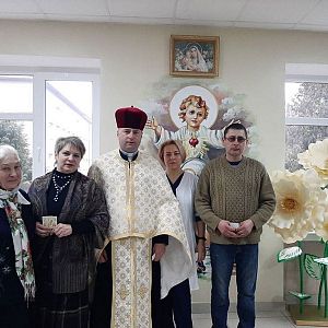 Щоб малюки одужували швидше: У Городенківській ЦРЛ освятили ікону Дитятка Ісуса