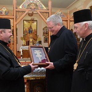 Собор відвідав новопризначений папський нунцій Архієпископ Томас Галліксон