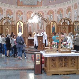 Благословення на початок навчального року в захоронці блаженної Тарсикії