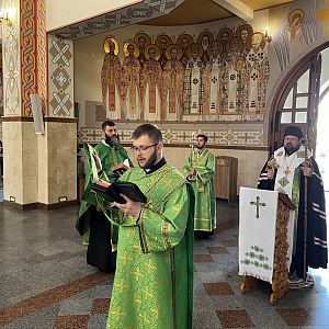 Вечірня напередодні Зіслання Святого Духа!