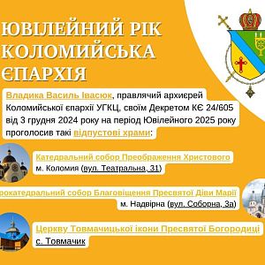 Розпочався Ювілейний рік!