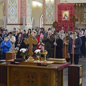Вербна неділя у Катедральному соборі м. Коломиї