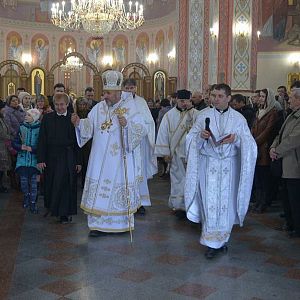 Архиєрейське богослужіння на Вербну Неділю