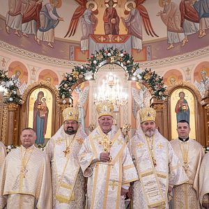 Свята Літургія у День Іменин владики Василія!