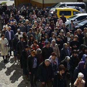 Виніс Плащаниці у головному храмі єпархії