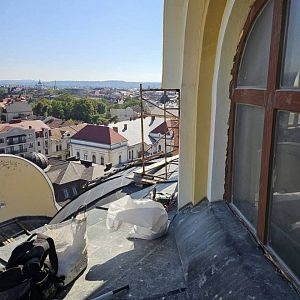 Заміна вікон у куполі собору!