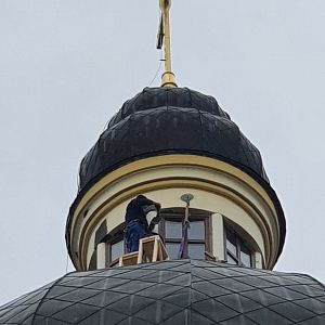 Ремонт фасаду собору!