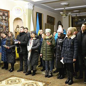 До єпархіального управління завітали колядники