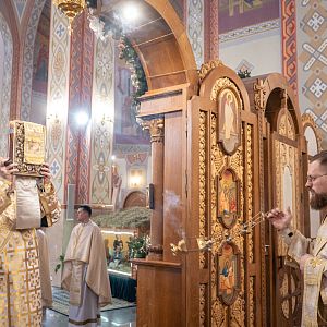 Свята Літургія у День Іменин владики Василія!