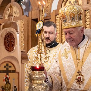 Свята Літургія у День Іменин владики Василія!