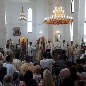 Катедральний хор "Світло Тавору" взяв участь у освяченні церкви Святих верховних апостолів Петра і Павла у місті Южне
