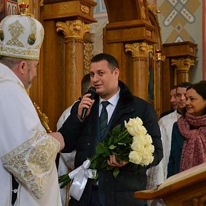 Митрополит Володимир привітав владику Василія з іменинами